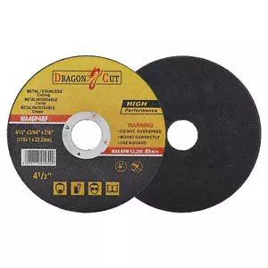 100 x 115mm ULTRA THIN 1mm METAL CUTTING BLADE DISC FOR STEEL & STAINLESS ANGLE - Picture 1 of 23