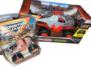 Monster Jam Thunderroarus 1:24 SCALE REMOTE CONTROL TRUCK And DIECAST TRUCK - Picture 1 of 8