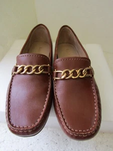 Ralph Harrison Damen Mokassin, Slipper, Leder, Braun w. Neu, Gr. 4,5 (37,5) - Bild 1 von 5