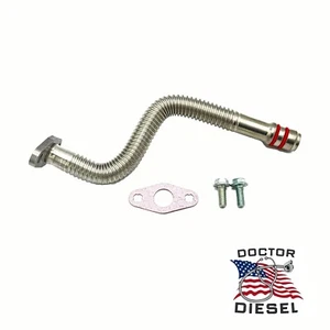 New Turbo Oil Return Drain Line Tube for 04-07 Dodge Ram Cummins 5.9L 5135786AB - Picture 1 of 2