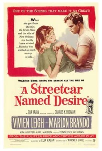 A STREETCAR NAMED DESIRE Movie POSTER 27 x 40 Vivien Leigh, Marlon Brando, A - Picture 1 of 1
