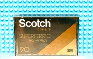 SCOTCH SUPERFERRIC 90 TYPE I BLANK CASSETTE TAPE (1) (SEALED) - Picture 1 of 4