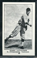 1917 Collins-McCarthy Reprint - #96 - Jimmy Lavender - Philadelphia Phillies