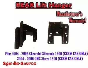 1" - 2" Lift Hanger for Flip Kit FOR 04 - 06 Chevy Silverado GMC Sierra CREW CAB - Picture 1 of 1