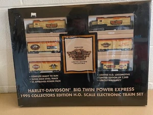 Harley-Davidson Big Twin Power Express 1995 Collectors Edition HO Train Sealed! - Picture 1 of 8