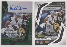2020 Certified Potential Signatures Mirror Green /5 Keelan Doss #CP-KD Auto