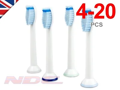 SENSITIVE ToothBrush Heads Compatible With Philips Sonicare ProResults HX6054 • 4.87£