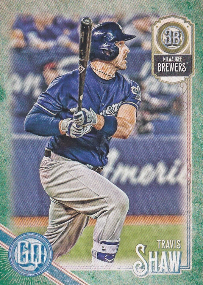 2018 TOPPS GYPSY QUEEN GREEN PARALLELS TRAVIS SHAW TORONTO BLUE JAYS - H3053 - Image 1 of 2