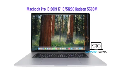 MacBook Pro 2019 16" i7-9th Gen. 16GB RAM 512GB SSD AMD Radeon 5300 GPU #1000 - Bild 1 von 4
