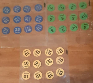10 of the 11 NAAFI & EFI,UK Pogs Sets 1st 2nd,3rd,4th,DD & Euro ,. EFI Pogs - Picture 1 of 7