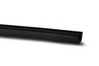 PVC Square Black Gutter Guttering | Brackets | Union | Clips | Downpipe | UPVC