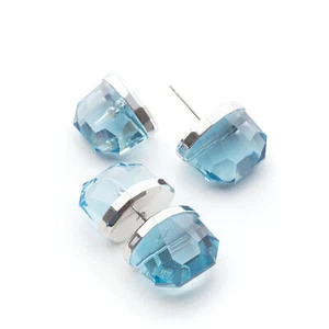 Swarovski Women's Lucent Blue Crystal Earrings 5626606 - Picture 1 of 1