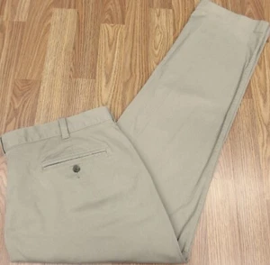 J.CREW ATHLETIC FIT COTTON/SPANDEX PANTS KHAKI Sz 38W x 30L - Picture 1 of 3