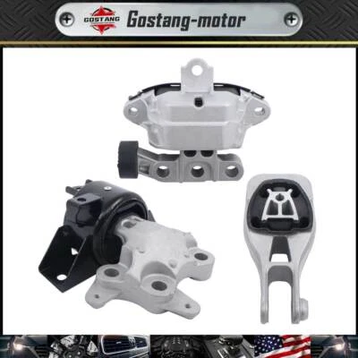 3Pcs For 17-18 Chevrolet Trax L4-1.8L Engine Mounts & Automatic Trans. Mount - Image 1 of 4