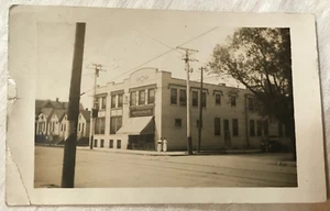 Tarjeta postal 1914 RPPC MUSKEGON MI sello de un centavo GRAEVEN'S BAKERY Michigan - Imagen 1 de 2