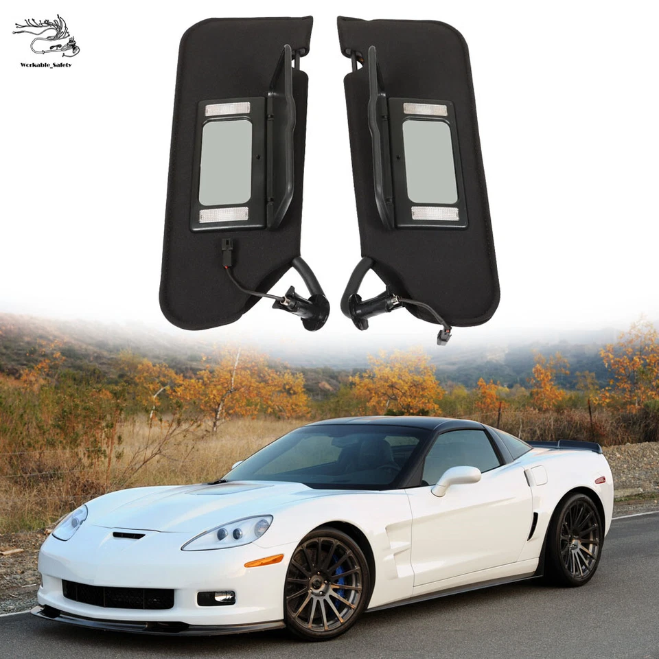 Par de parasol para Chevrolet Corvette C6 2005-2013 23142243 23142245 Foto 1 de 4
