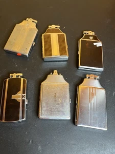 Vintage 6 Piece Lot Cigarette Case Lighter Nonworking / Untested / For Parts - Picture 1 of 6