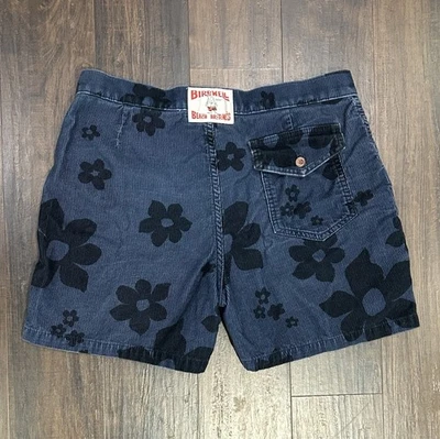 Pantalones Cortos Birdwell Beach Britches Para Hombre 33 Pana Floral Azul EE. UU. Foto 1 de 4