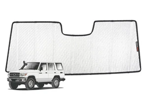 TOYOTA LANDCRUISER TROOP CARRIER/70 SERIES FRONT WINDSCREEN SUN SHADE (WITH PRE - Foto 1 di 6