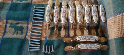 KBC Vintage Cabinet PULLS Drawer MARMALADE GEESE 1980s Keeler Brass Company (10) - Image 1 of 4