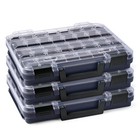 Sortimo T-BOXX 320 Sortierbox für Kleinteile, Schraubenkoffer Deckel transparent