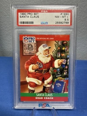 1990 Pro Set #1990 Santa Claus PSA 8.5 - Image 1 of 2