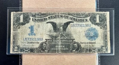 Fr. 233 1899 $1 Silver Certificate "BLACK EAGLE" - Good - Image 1 of 2