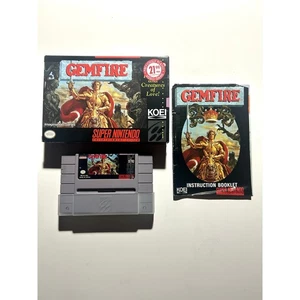 Gemfire (Super Nintendo SNES) Works Complete CIB Authentic🔥 - Picture 1 of 7