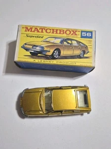 MATCHBOX Superfast #56 BMC 1800 PININFARINA Rare Original F Box 1969 Lesney - Picture 1 of 11