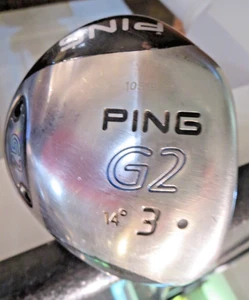 PING G2 Fairway 3 Wood TFC100 Soft Regular Flex Graphite Black Dot RH 44.5" - Picture 1 of 12
