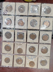 Set of 20 Canada Large Cents 1900-1918 - Many High Grade - Some AU/BU - Picture 1 of 8
