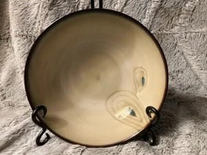 BEST DEAL! FREE SHIP! Pier 1 "Teal Reactive" Pasta/ Soup/ Cereal Bowl 8" - Picture 1 of 12