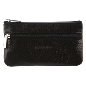Pierre Cardin Ladies Women's Genuine Leather RFID Coin Purse Wallet - Black - Picture 1 of 2