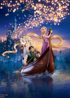 TANGLED Vintage Classic Disney Collectors Poster 2 - POSTER 20x30