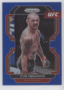 2022 Panini Prizm UFC Blue Prizm /199 Cub Swanson #141