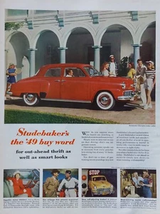 1949 vintage Studebaker automobile print ad. - Picture 1 of 1