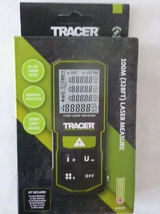 Tracer Green Rechargeable 100m Laser Distance Measurer, USB & Batteries, ALM100 - Picture 1 of 11
