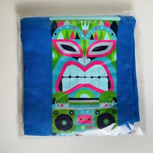 NEW Stussy T Shirt Hawaiian Spraycan Tiki Tee Blue Collaboration Size Medium - Picture 1 of 2