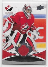 16/17 UPPER DECK TEAM CANADA JUNIORS BASE GAME JERSEY Samuel Montembeault #116