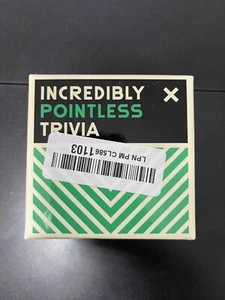 Incredibly Pointless Trivia New/Open Box - Imagen 1 de 6