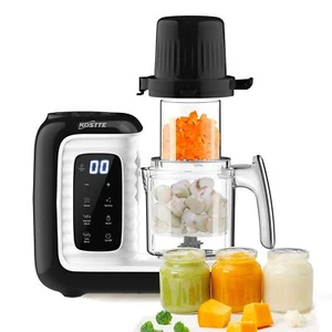 KOSTTE Cuocipappa, Omogeneizzatore per Neonati/Anziani, Vapore, Mixer, Riscalda, - Foto 1 di 9