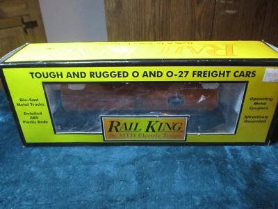 MTH Rail King O Scale Southern Pacific Single Dome Tank Car Orange #52578 - Image 1 of 4