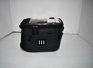 Yalebike Bike Handlebar Bag- Large Bicycle Front Storage Pouch Bag in Gray New D - Picture 1 of 6