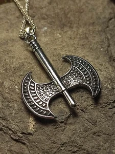 Wikinger Halskette Kette Anhänger Thor Streitaxt Nordisch Nordmann Odin Germane - Bild 1 von 5