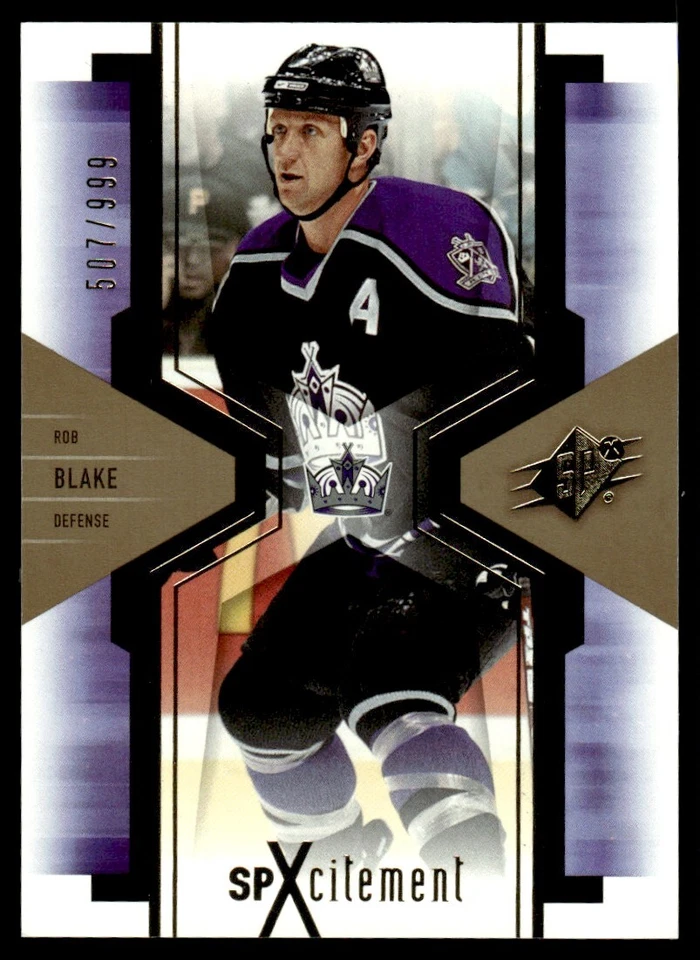 2006-07 SPx SPxcitement Rob Blake 507/999 Los Angeles Kings #X48 - Image 1 of 2