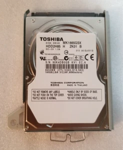 PlayStation 3 Slim Internal Hard Drive & Caddy Mount Toshiba 160GB HDD PS3 OEM - Picture 1 of 1