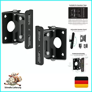 Facile Installazione: Supporto Universale per Altoparlanti fino a 20 kg, Stile Nero - Foto 1 di 11