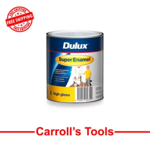 Dulux 500ML Super Enamel Paint High Gloss Vivid White - Picture 1 of 1