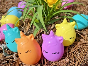 12 Ostereier Pastell Einhorn Ostereier Einhorn Kunststoff Ostereier S - Bild 1 von 23
