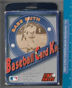 1991 LINE DRIVE BABE RUTH 20 CARD COMPLETE FACTORY SET WITH BINDER MINT